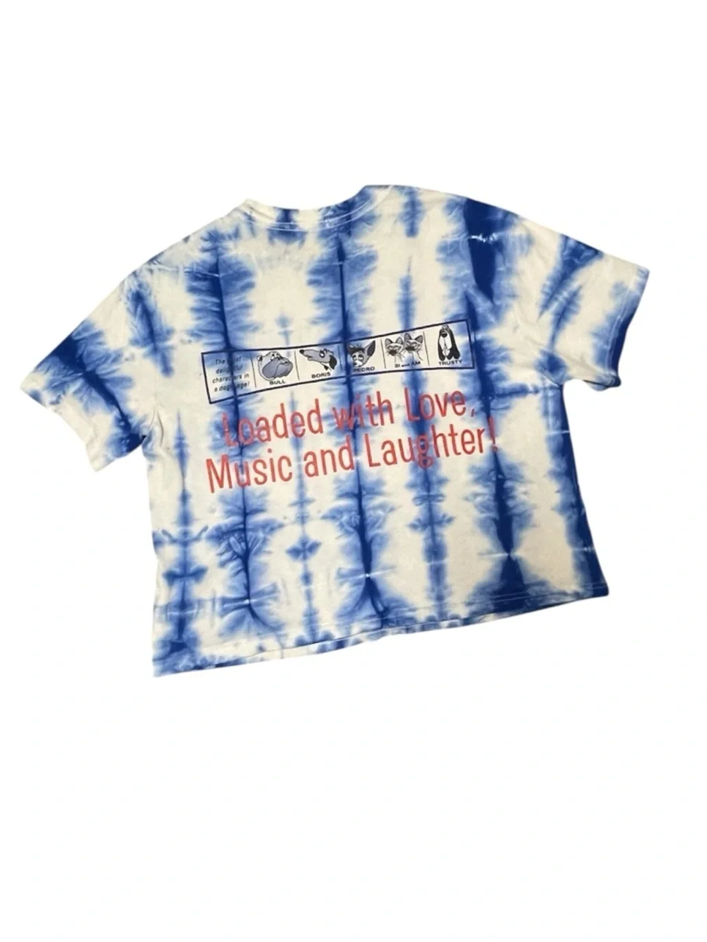 NWOT - Lady and The Tramp Graphic Tie-Dye Shirt